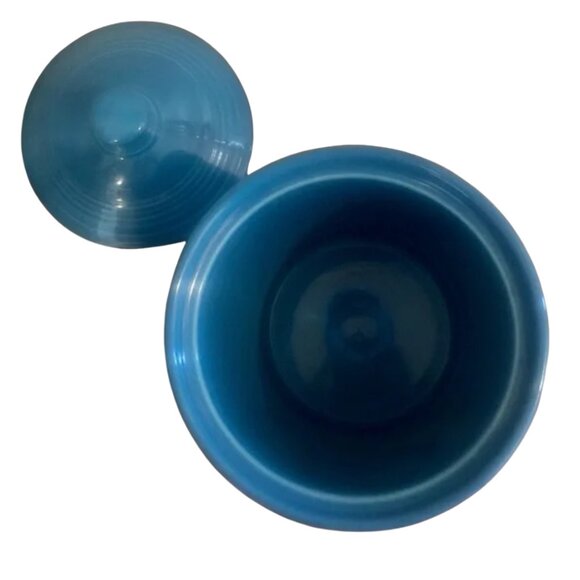 Retired Fiesta Peacock Blue Medium Canister & Lid (Intro 2005) - Picture 5 of 10